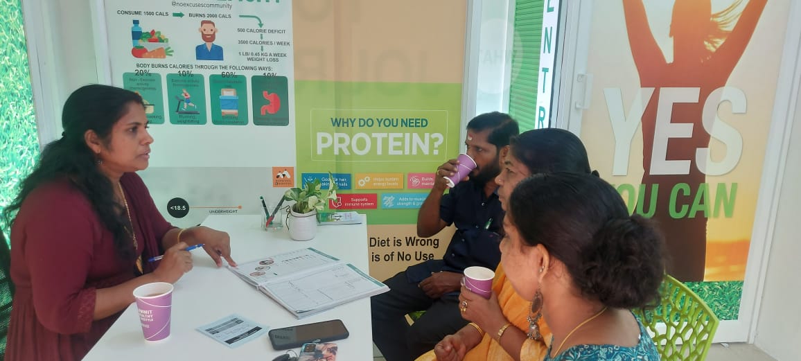 Nutrition consultation at The Centre for Nutrition and Wellness, Kollam